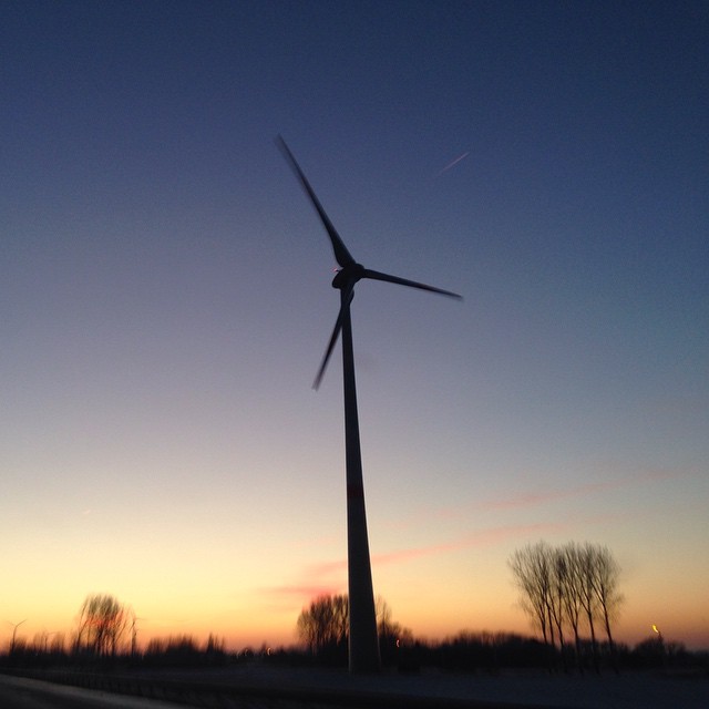 Windmolen #nofilter #sunset