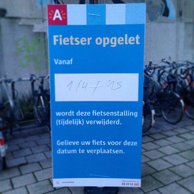 Is de nieuwe fietsenstalling klaar? #fietsen #bicycling #instantwerpen