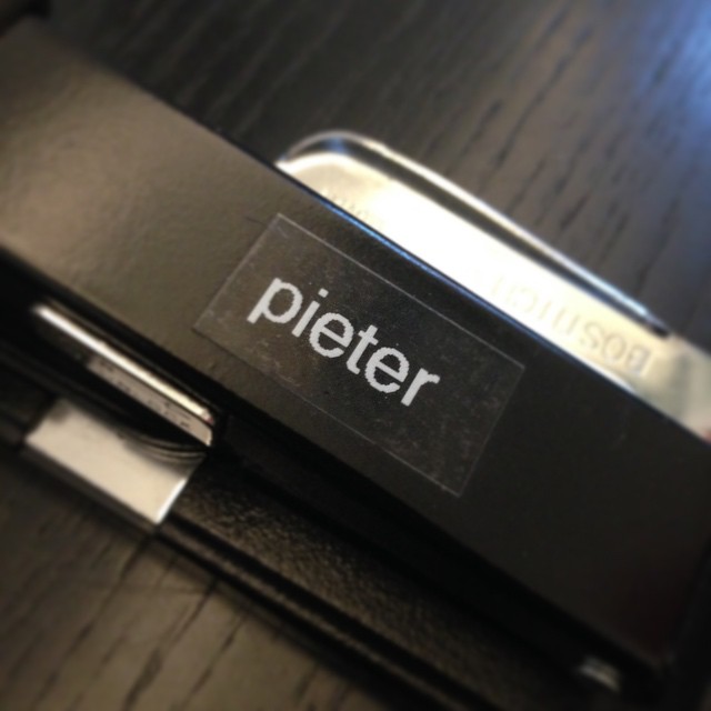 Always carefully label your office supplies